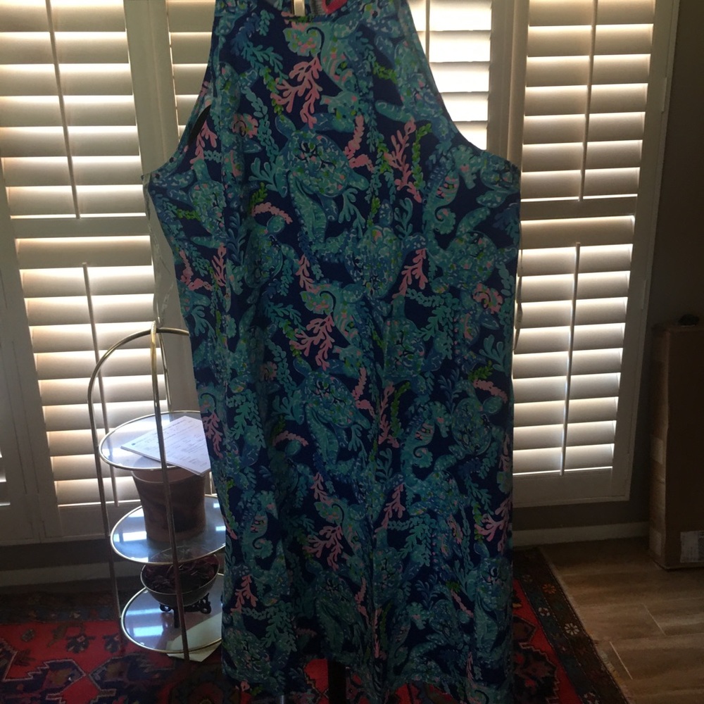 Lily Pulitzer Multi Blue Margot Dress XL (NWT)